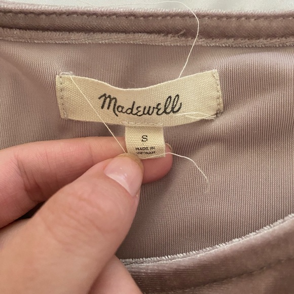 Madewell crushed velvet shirt - Picture 3 of 4